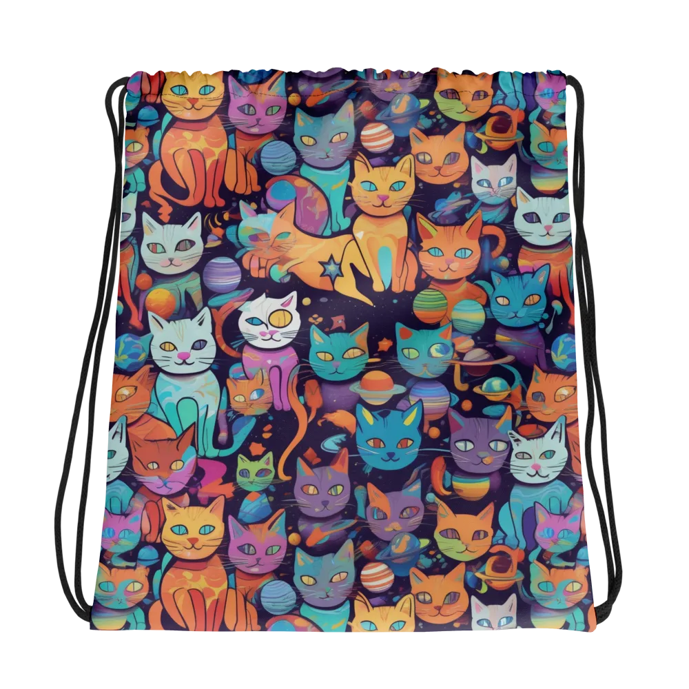 Nebula Whiskers on Drawstring Bag — Photo