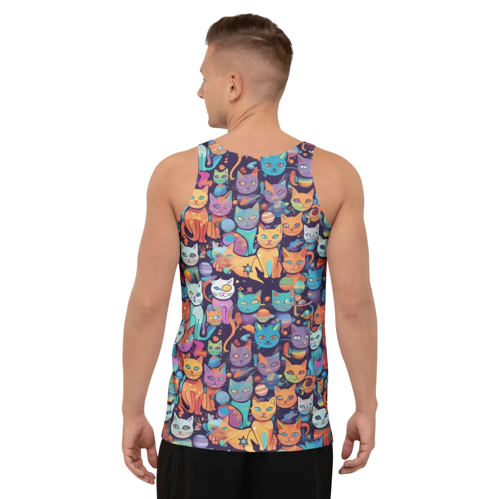 Nebula Whiskers on Men's Tank Top — Back