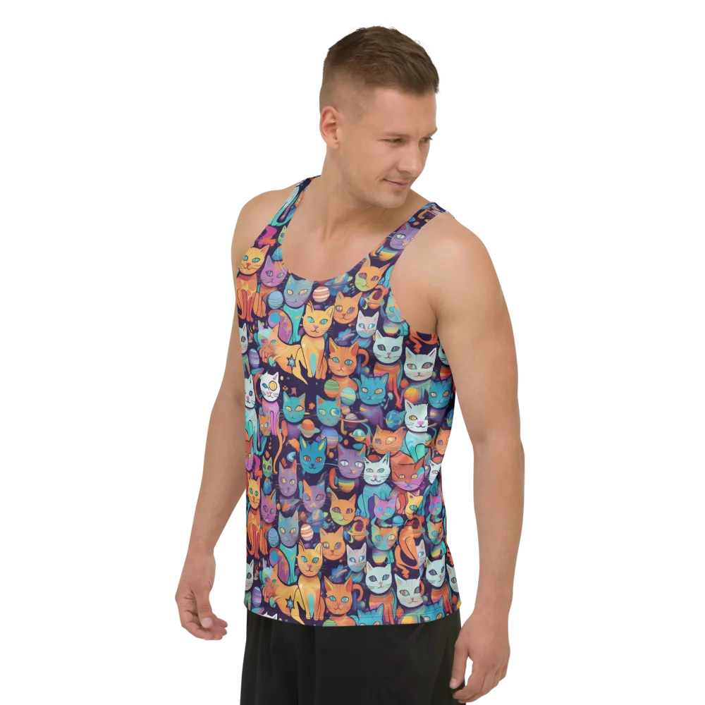 Nebula Whiskers on Men's Tank Top — Left Front