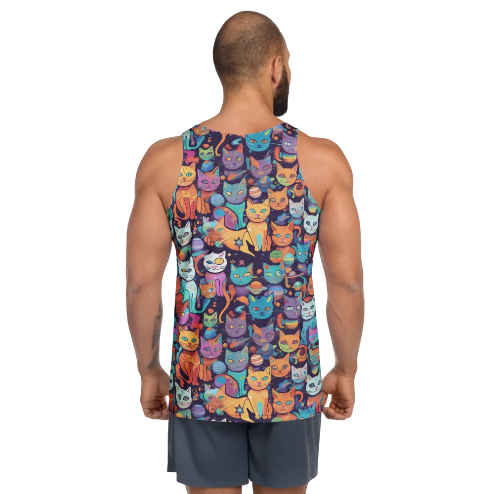 Nebula Whiskers on Men's Tank Top — Back