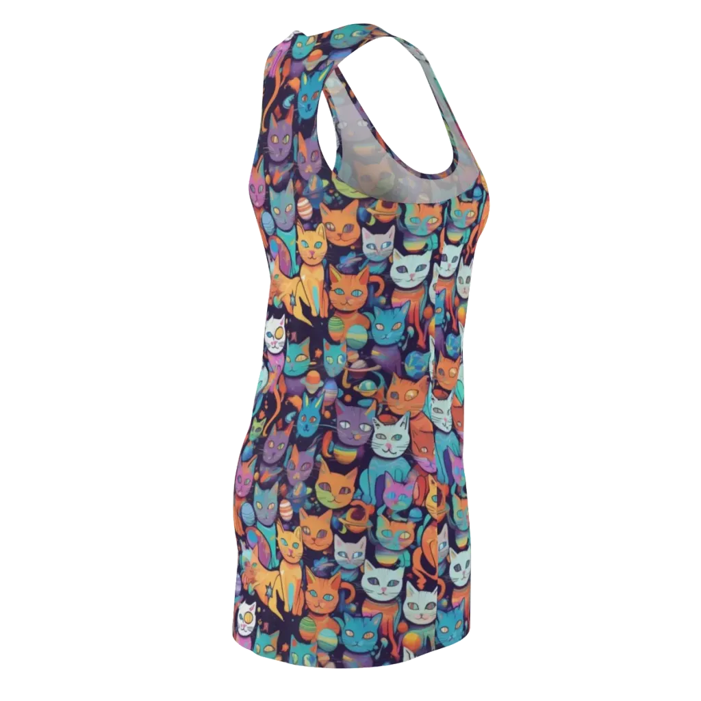 Nebula Whiskers on Racerback Dress — Back Side