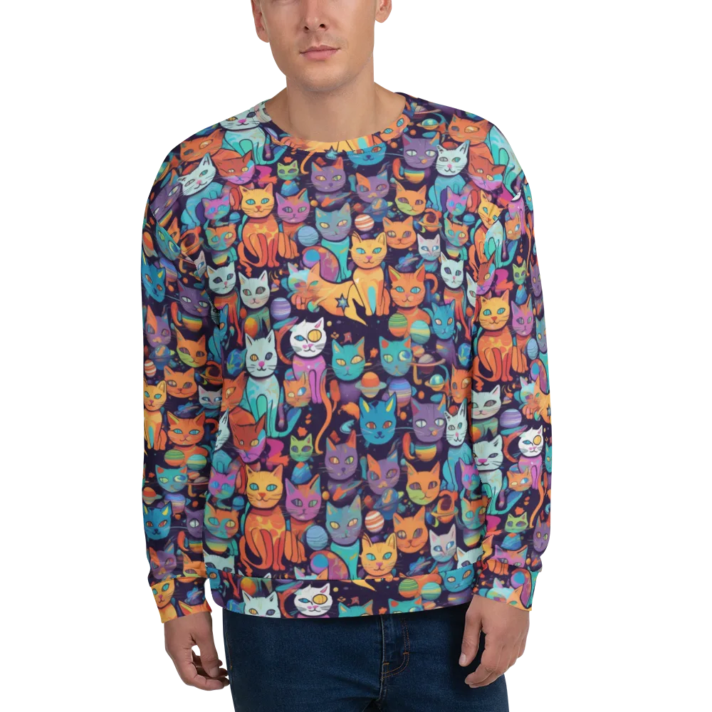Nebula Whiskers on Sweatshirt — Front