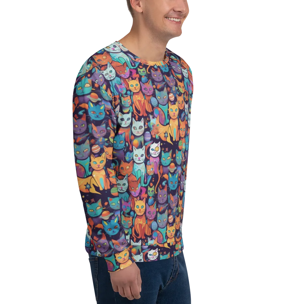 Nebula Whiskers on Sweatshirt — Right Front