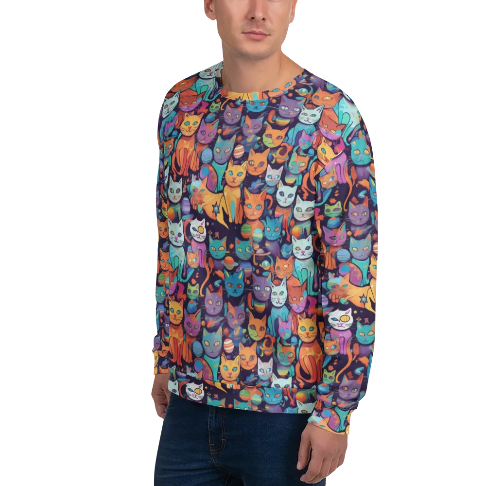 Nebula Whiskers on Sweatshirt — Left Front