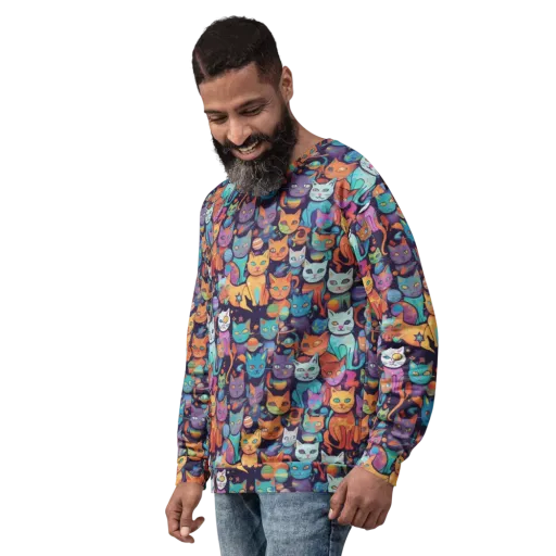 Nebula Whiskers on a Sweatshirt