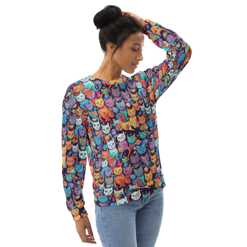 Nebula Whiskers on Sweatshirt — Right Front