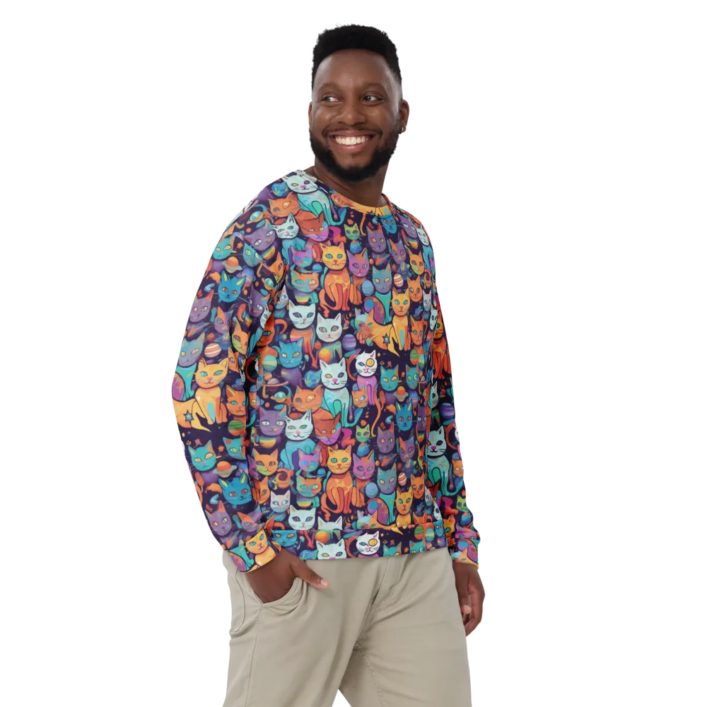 Nebula Whiskers on Sweatshirt — Front
