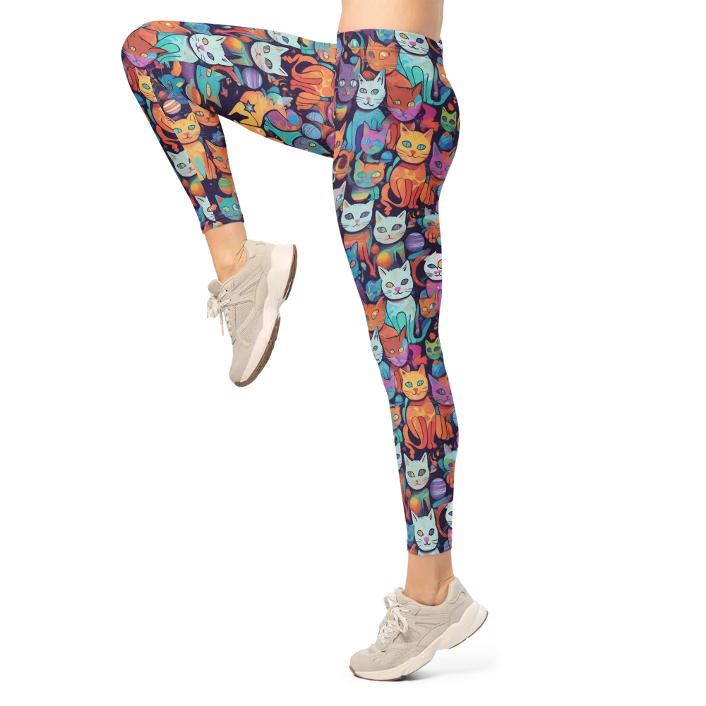 Nebula Whiskers on Leggings — Left