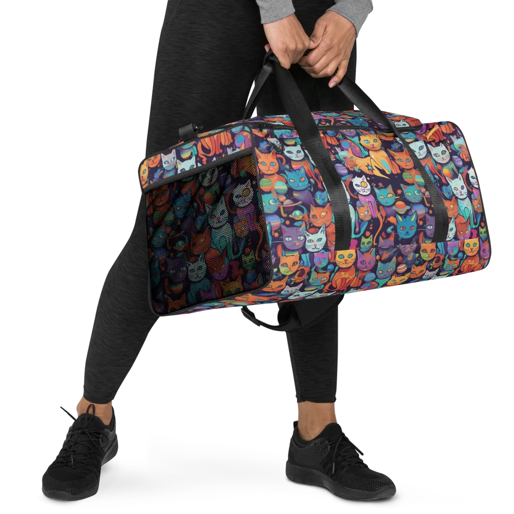 Nebula Whiskers on Duffle Bag — Right Front
