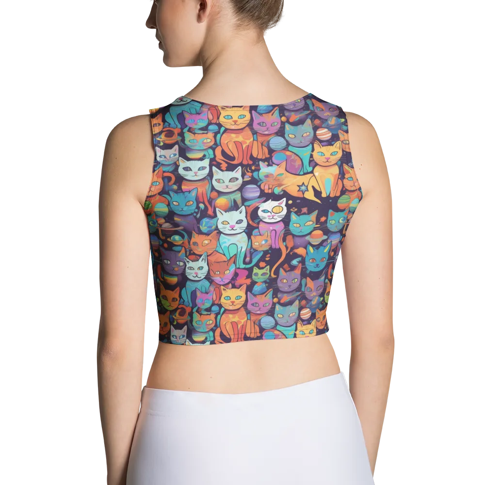 Nebula Whiskers on Crop Top — Back