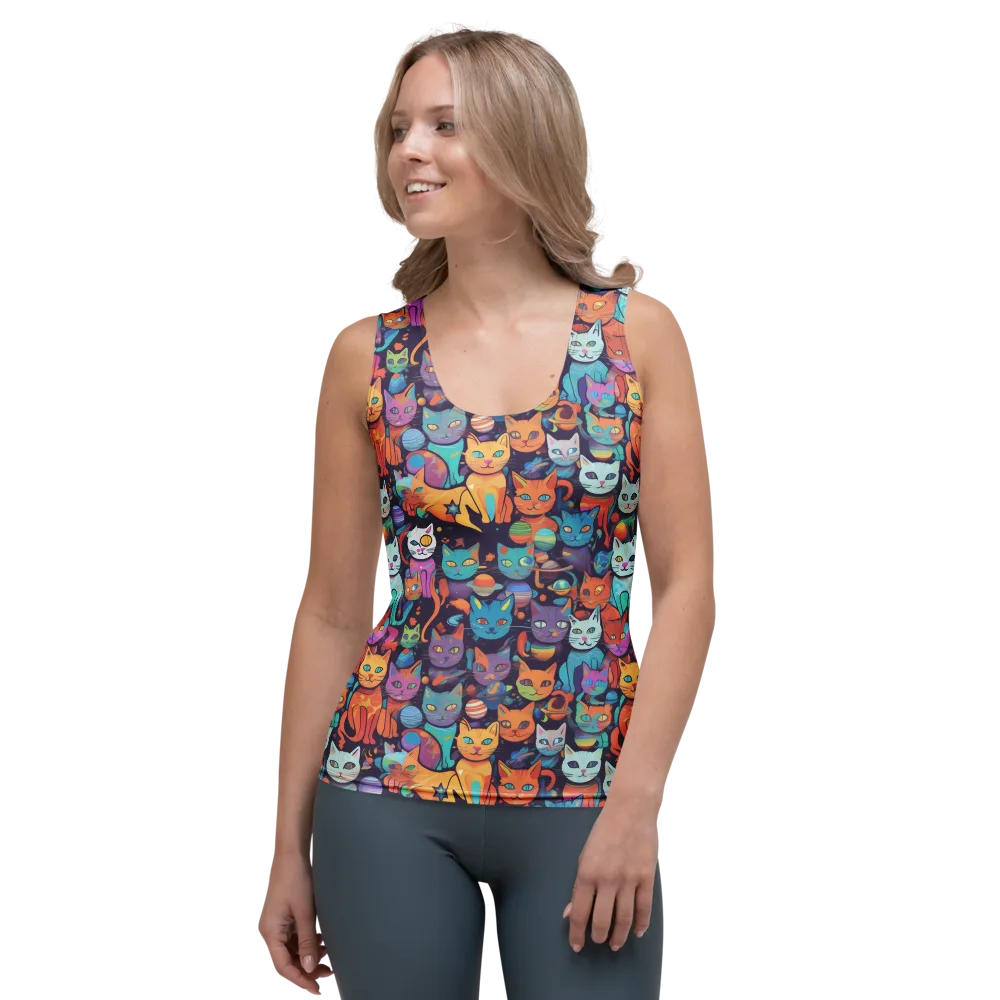Nebula Whiskers on Women's Tank Top — Front