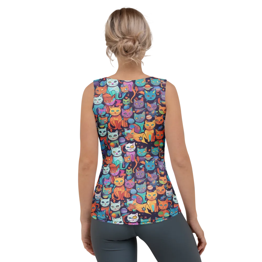 Nebula Whiskers on Women's Tank Top — Back