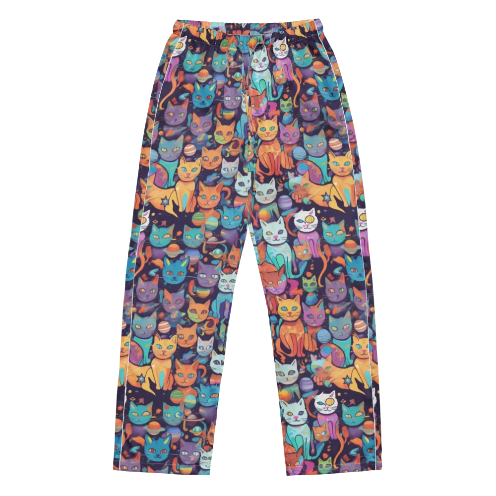 Nebula Whiskers on Women's Pajama Pants — Front