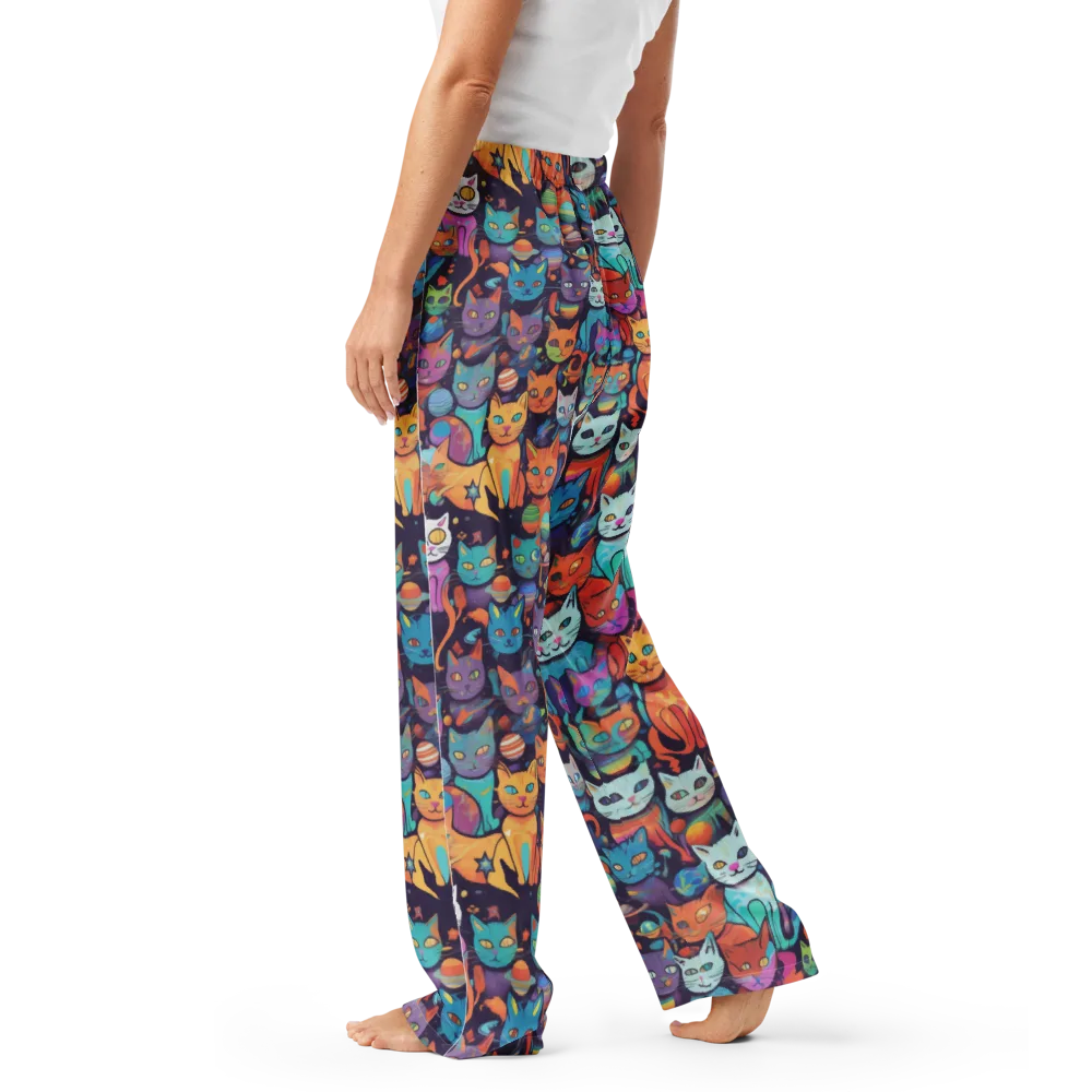Nebula Whiskers on Women's Pajama Pants — Left