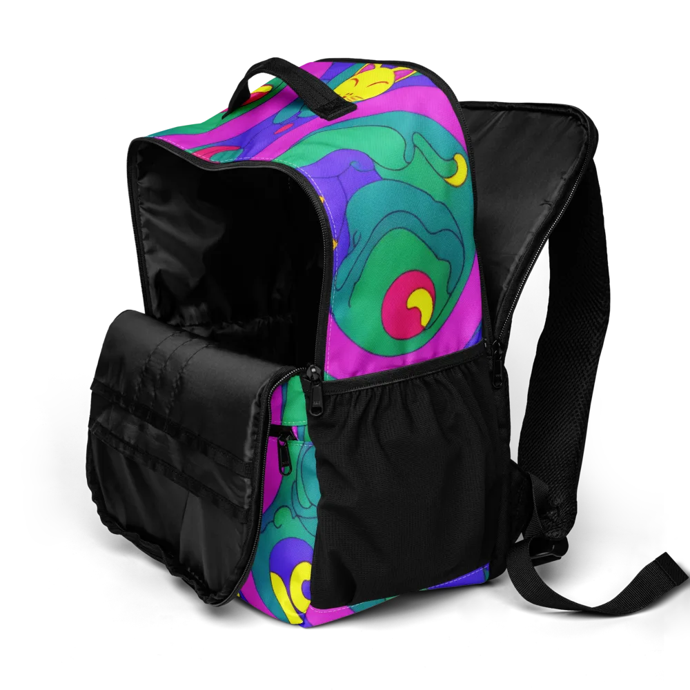 Neon Cat’s Cradle on Utility Backpack — Product details 2