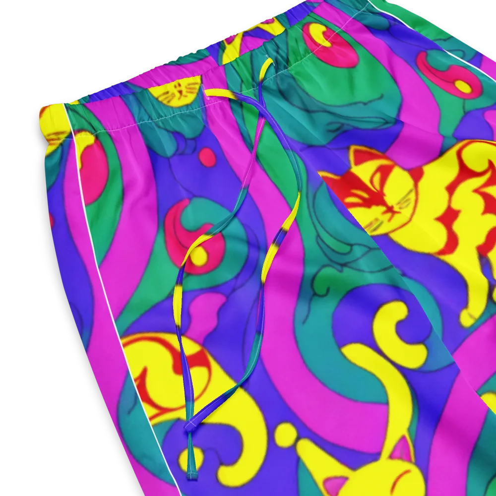 Neon Cat’s Cradle on Women's Pajama Pants — Product details
