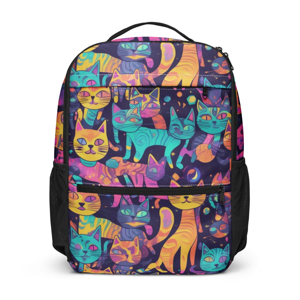 Astrocat Carnival on Utility Backpack — Front
