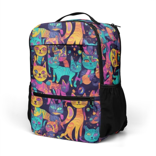 Astrocat Carnival on a Utility Backpack