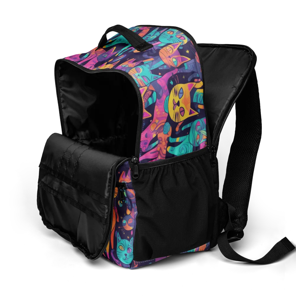 Astrocat Carnival on Utility Backpack — Product details 2