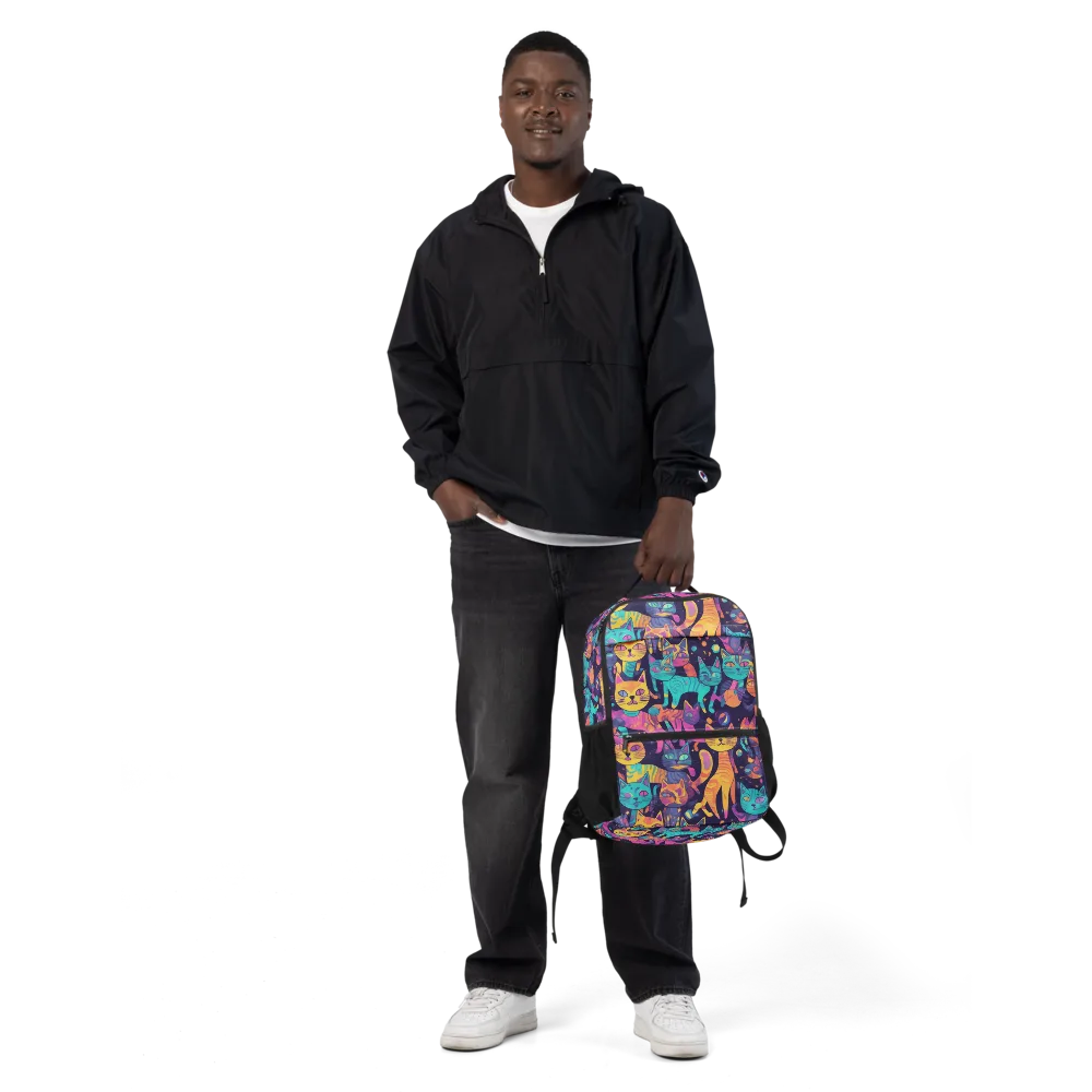 Astrocat Carnival on Utility Backpack — Front