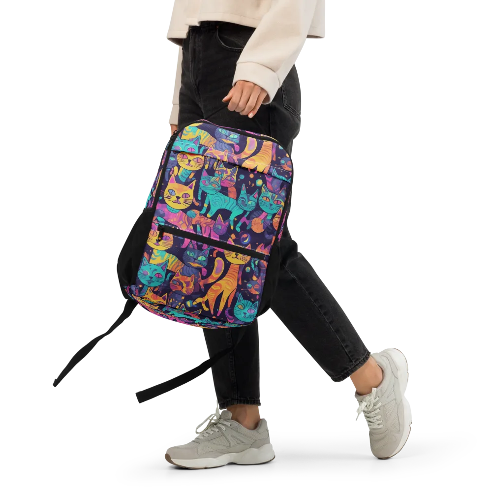 Astrocat Carnival on Utility Backpack — Front