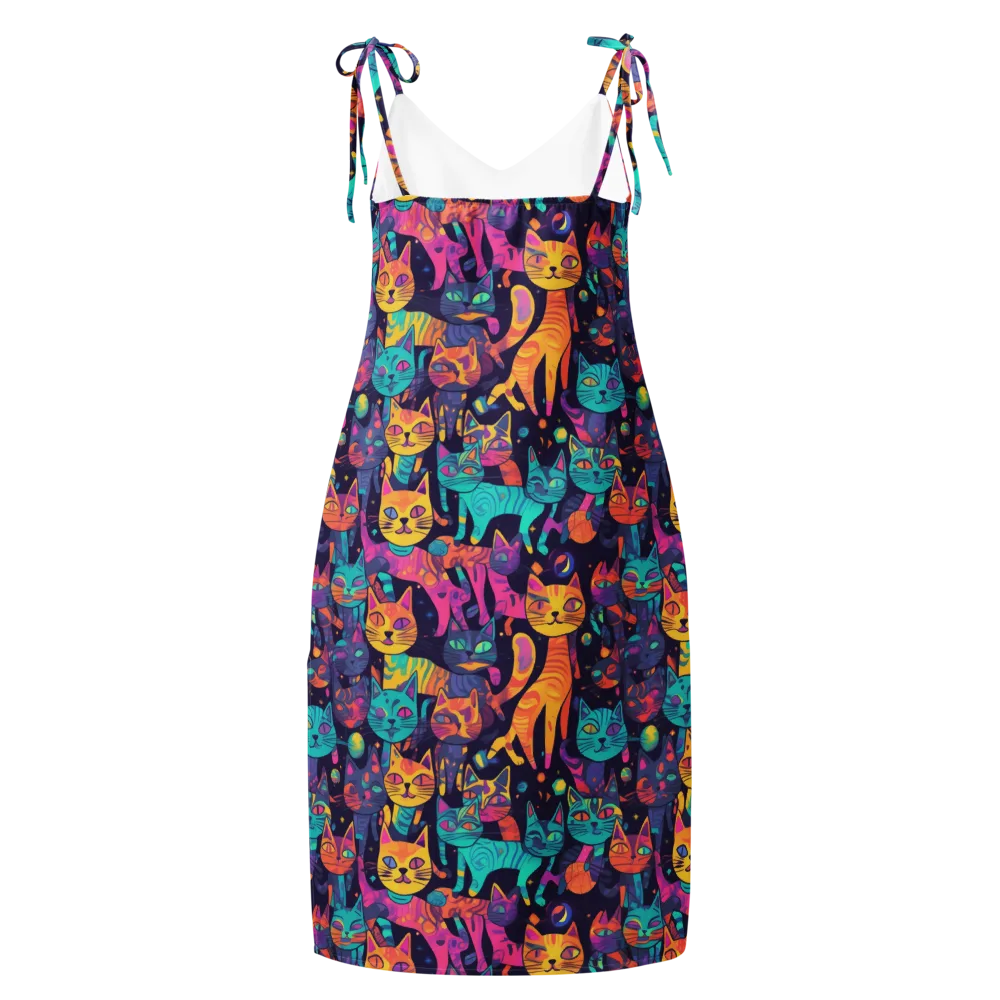 Astrocat Carnival on Slip Dress — Back