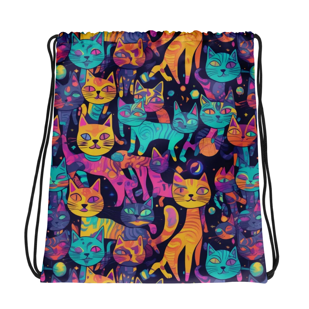 Astrocat Carnival on Drawstring Bag — Photo