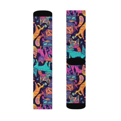 Astrocat Carnival on a Socks