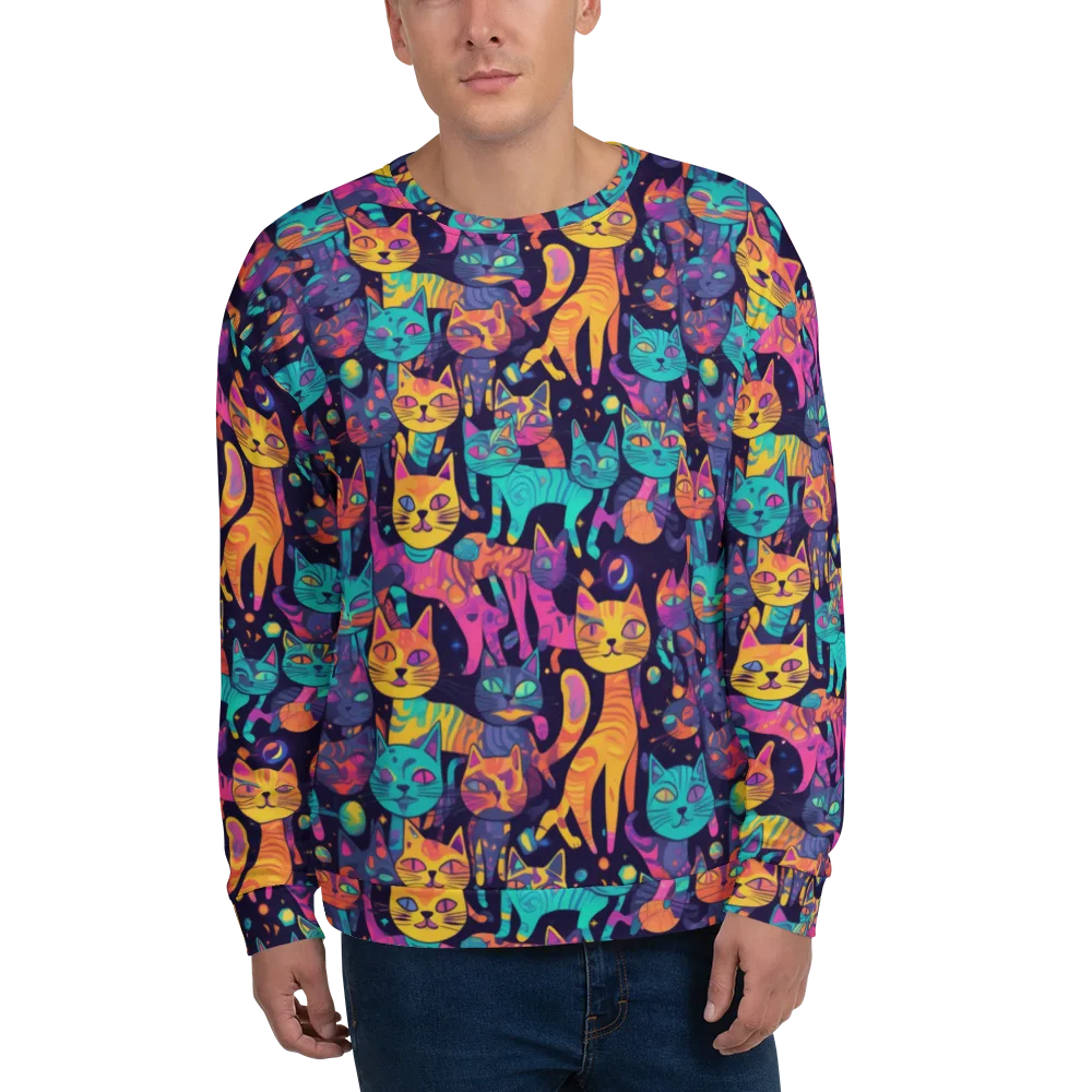 Astrocat Carnival on Sweatshirt — Front