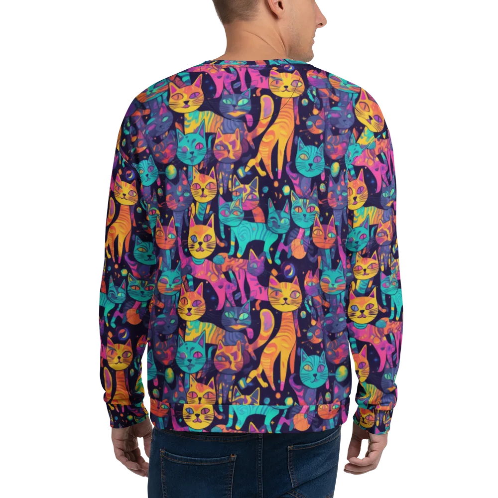 Astrocat Carnival on Sweatshirt — Back