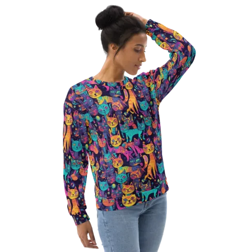 Astrocat Carnival on a Sweatshirt
