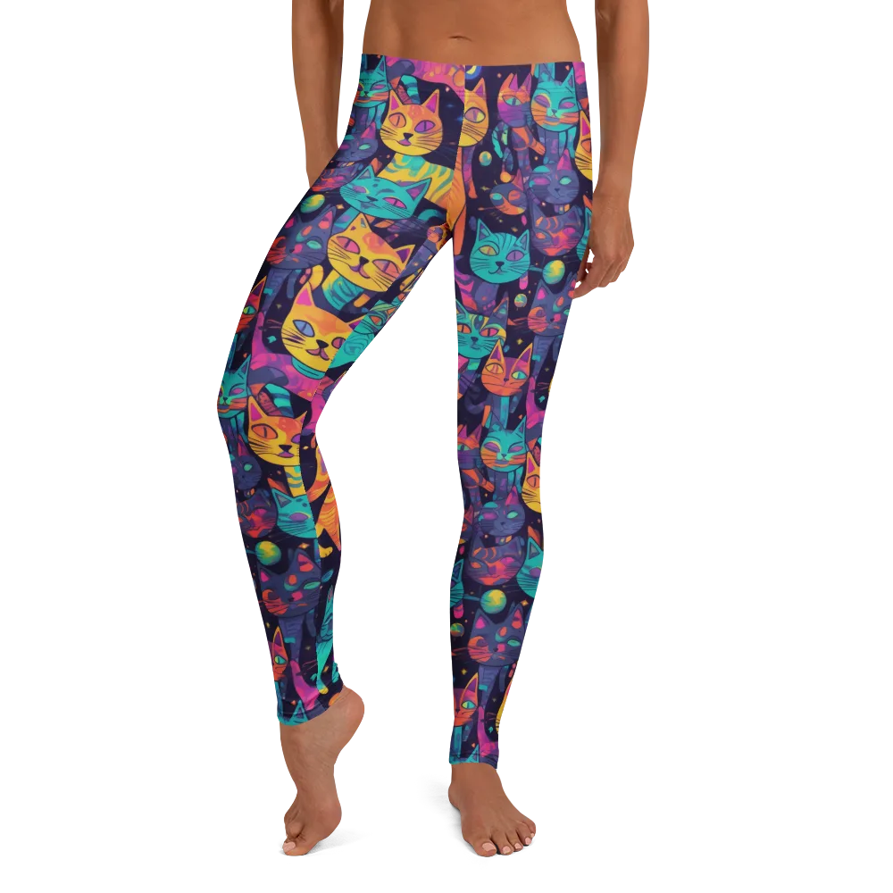 Astrocat Carnival on Leggings — Front