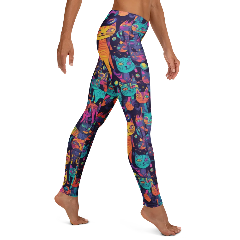 Astrocat Carnival on Leggings — Right