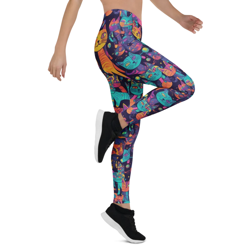 Astrocat Carnival on Leggings — Right