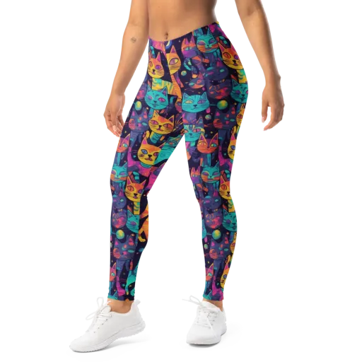 Astrocat Carnival on a Leggings