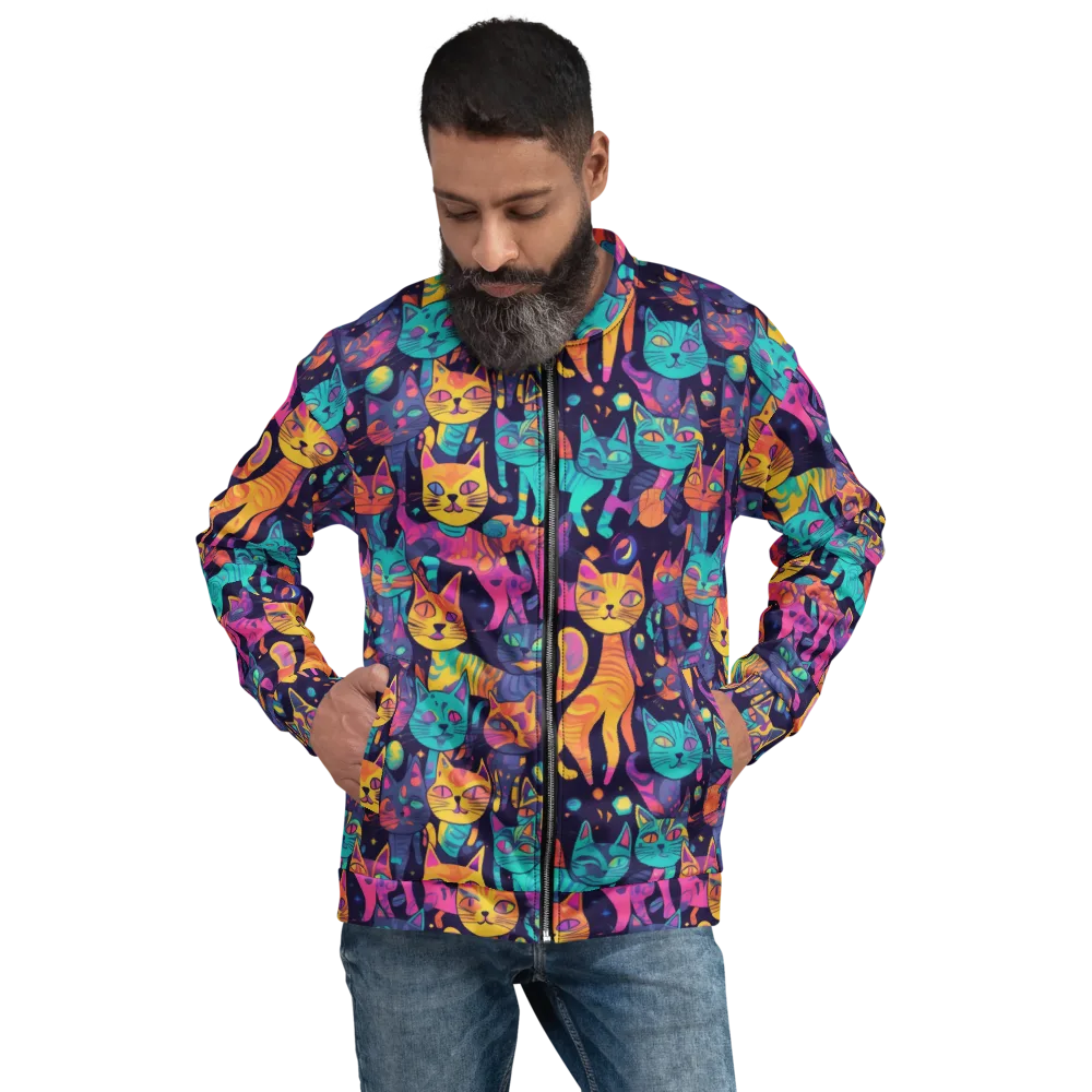 Astrocat Carnival on Bomber Jacket — Front
