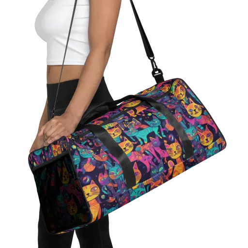 Astrocat Carnival on a Duffle Bag