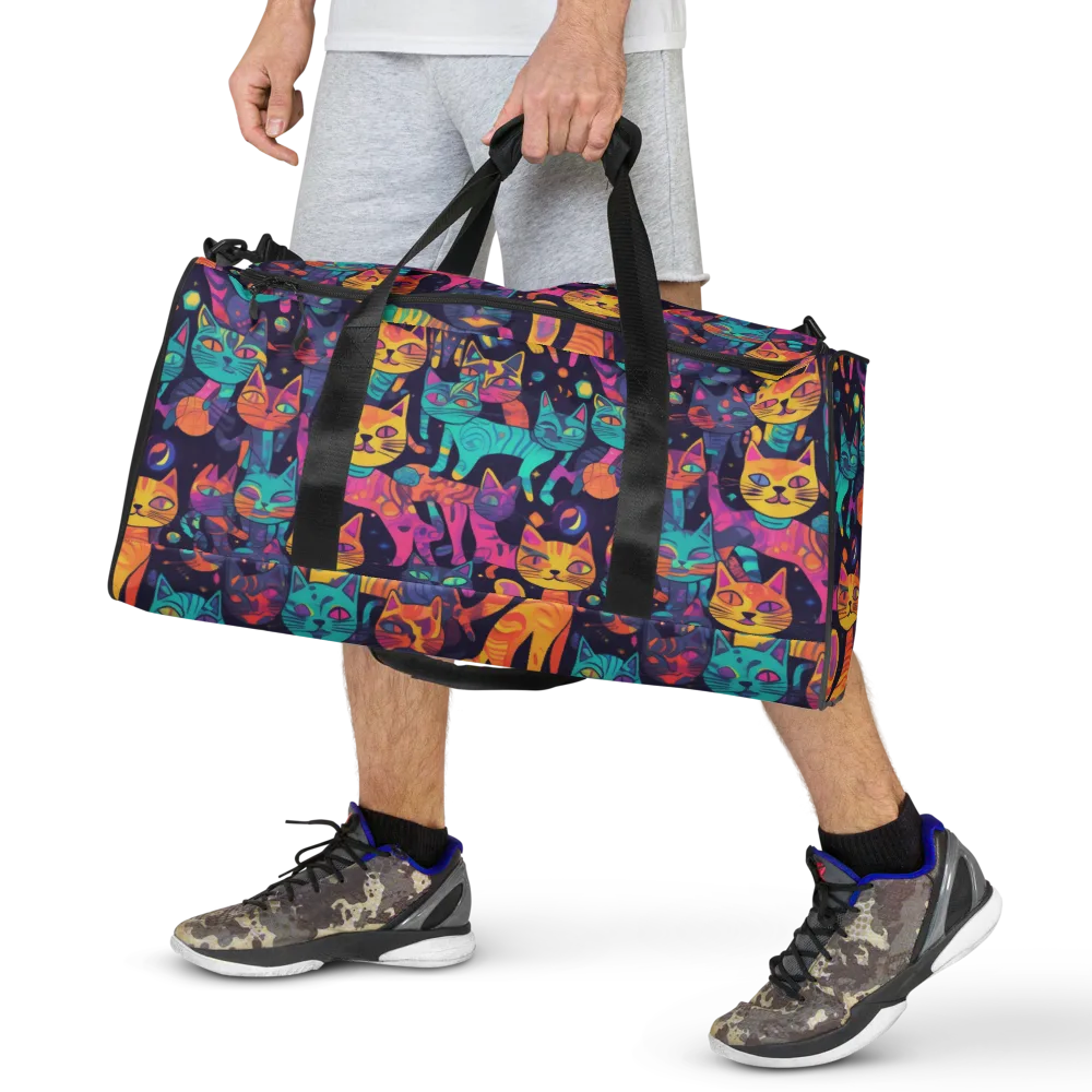 Astrocat Carnival on Duffle Bag — Front