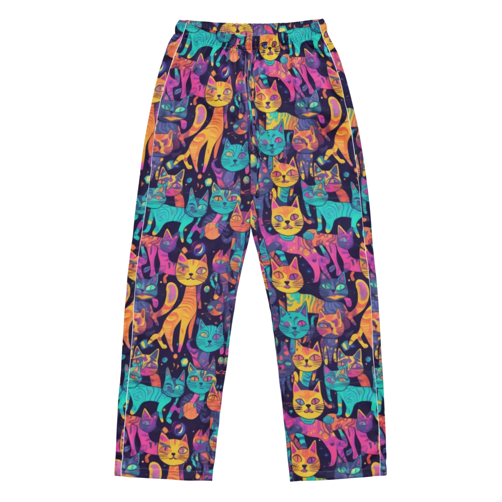 Astrocat Carnival on Women's Pajama Pants — Front