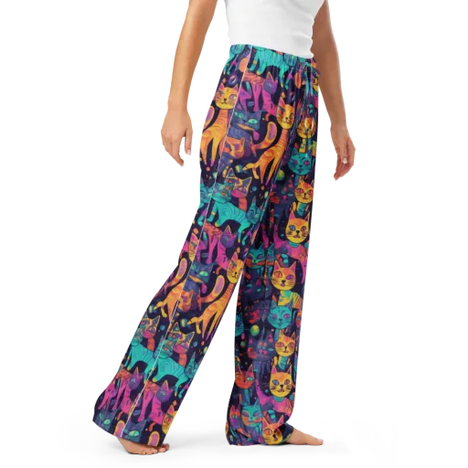 Astrocat Carnival on a Women's Pajama Pants