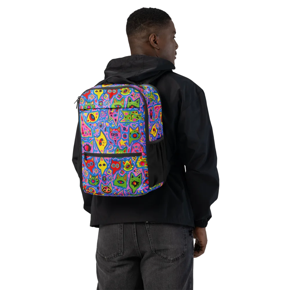 Electric Whiskers on Utility Backpack — Back