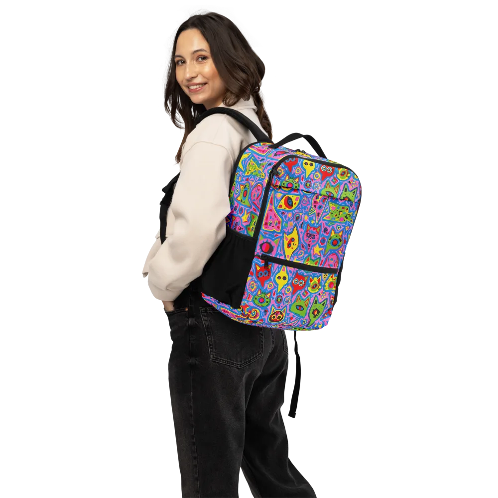 Electric Whiskers on Utility Backpack — Back