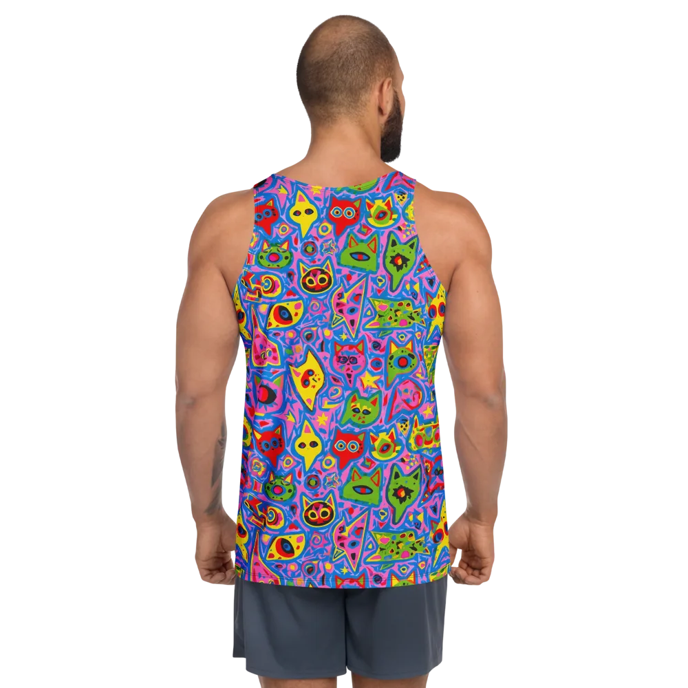 Electric Whiskers on Men's Tank Top — Back