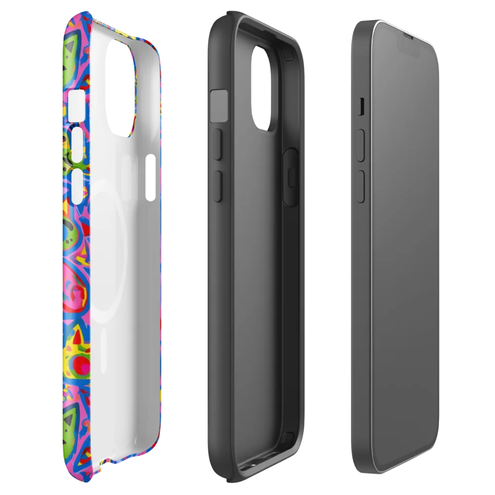 Electric Whiskers on MagSafe Tough Case for iPhone® — Front
