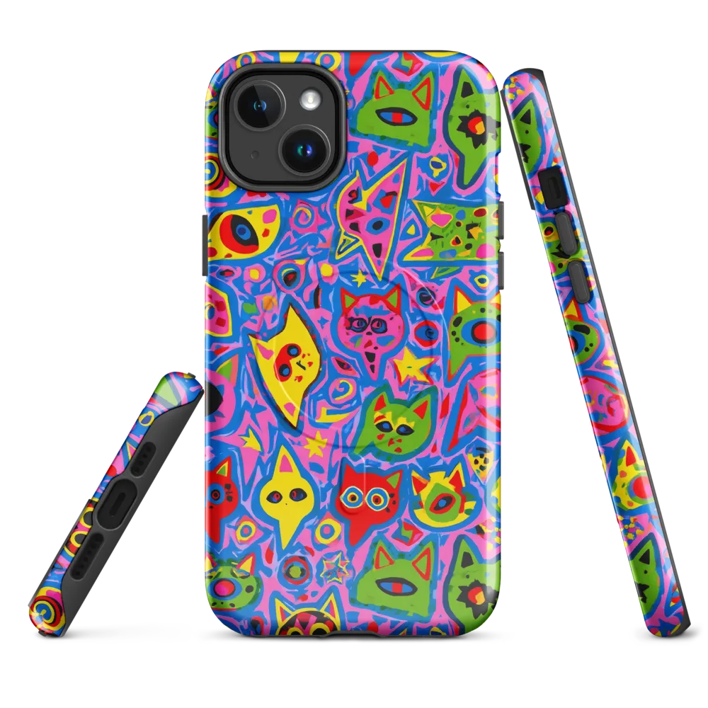 Electric Whiskers on MagSafe Tough Case for iPhone® — Front