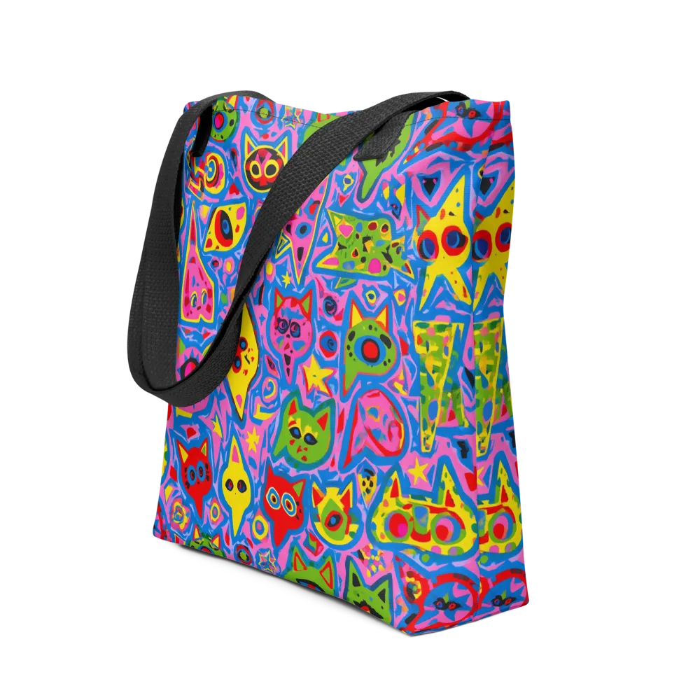 Electric Whiskers on Tote Bag — Front