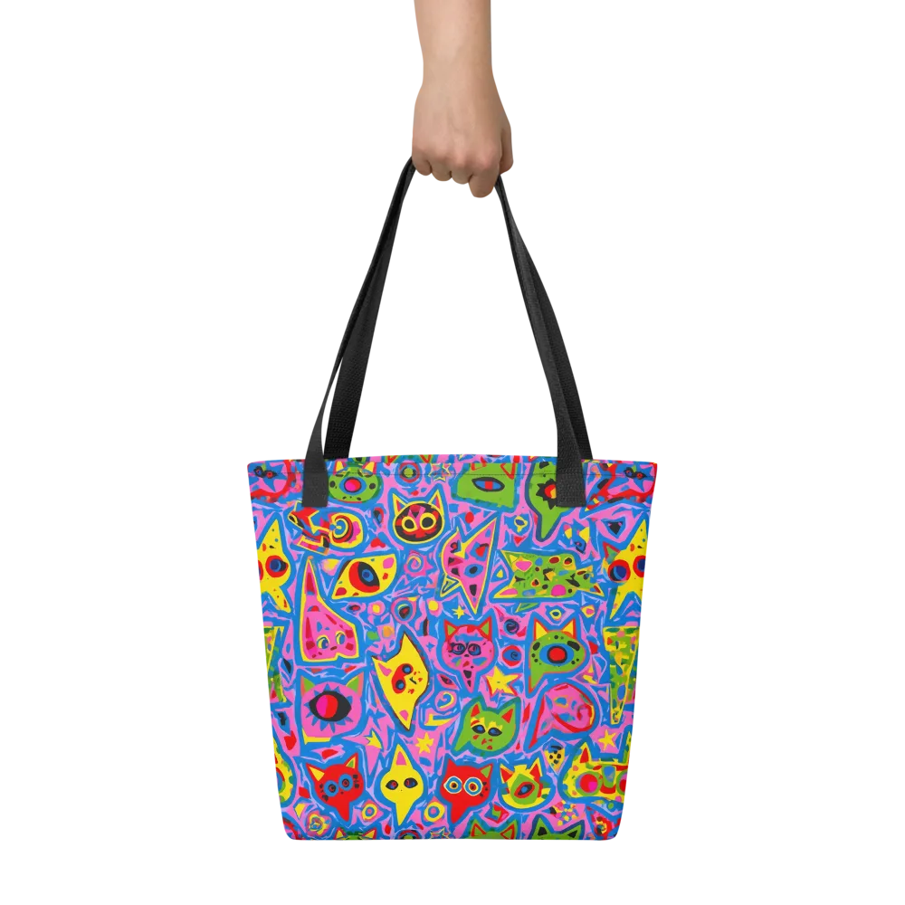 Electric Whiskers on Tote Bag — Front
