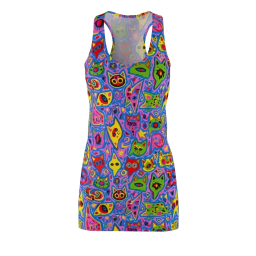 Electric Whiskers on a Racerback Dress