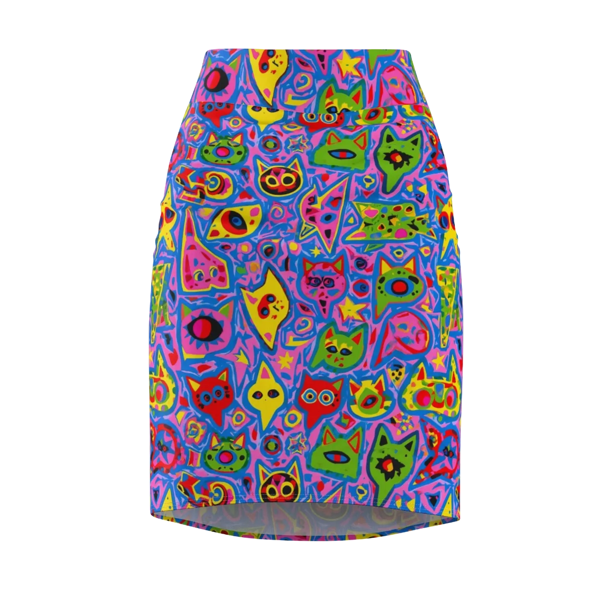 Electric Whiskers on Pencil Skirt — Front