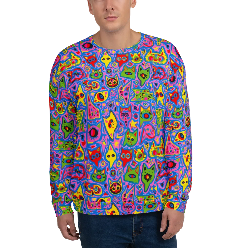 Electric Whiskers on Sweatshirt — Front